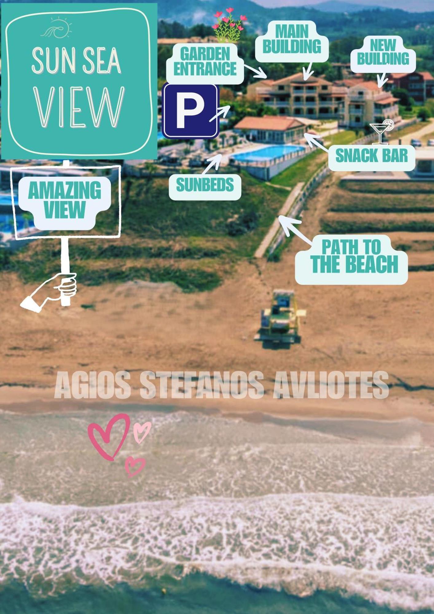 Sun See View Agios Stefanos Avliotes  Luaran gambar